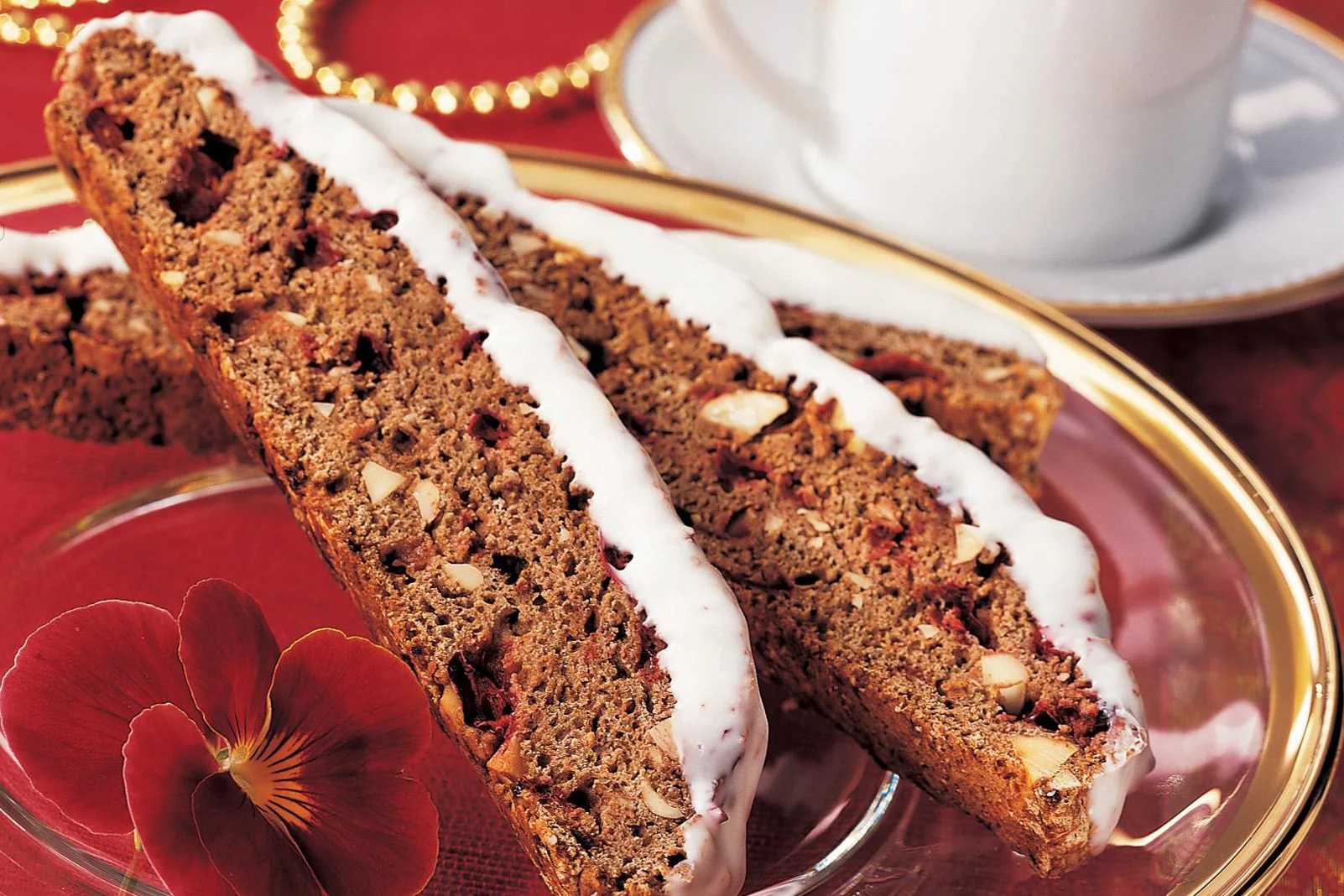 Biscottis Cappuccino et Cranberries