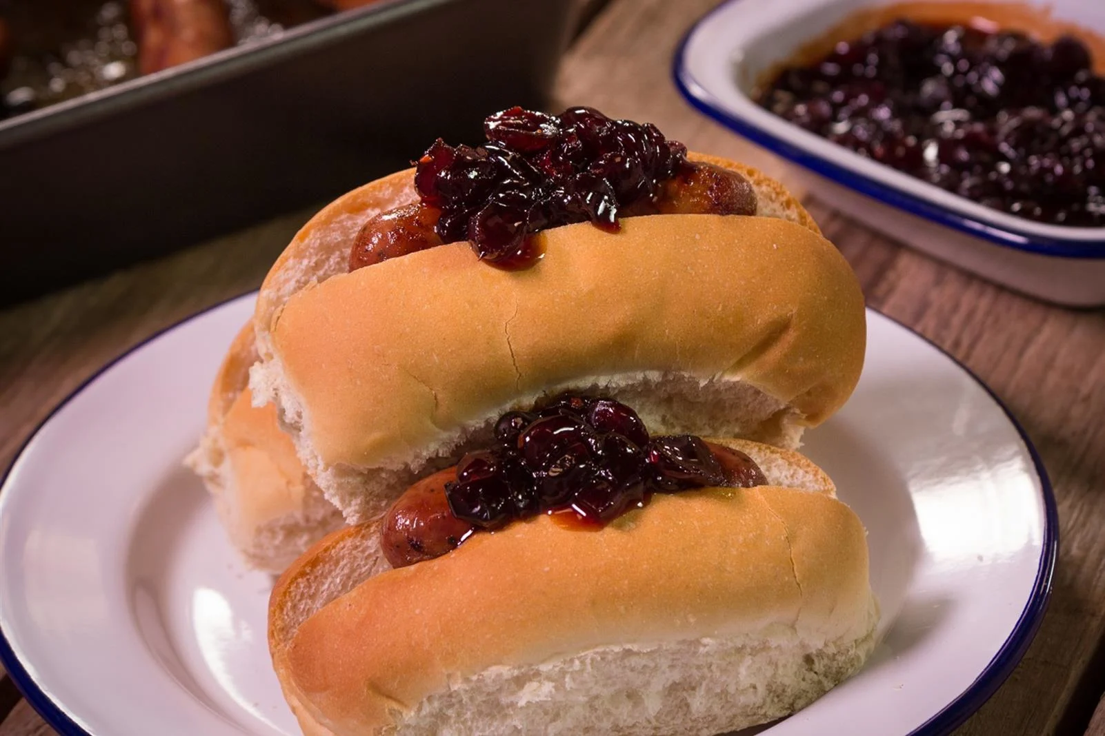 Hot Dogs à la cranberry et bière