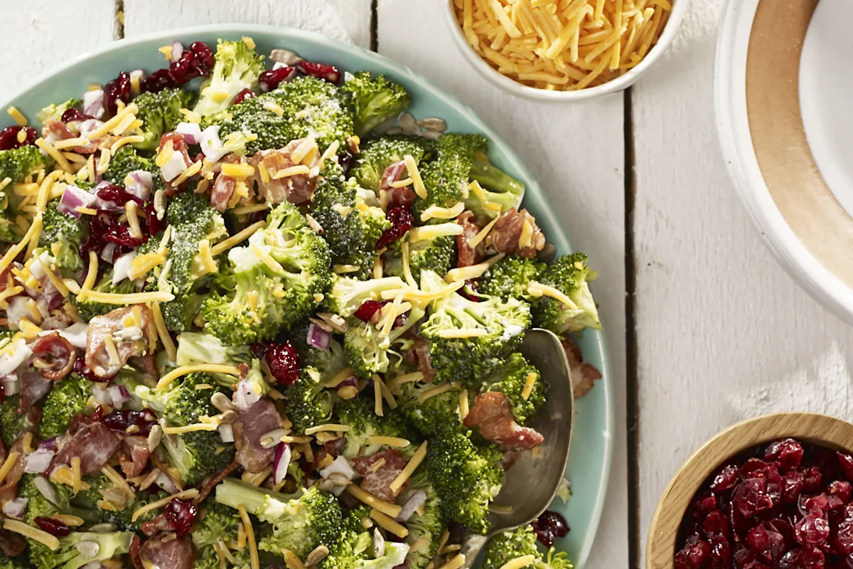 Salade de brocoli et de cranberries