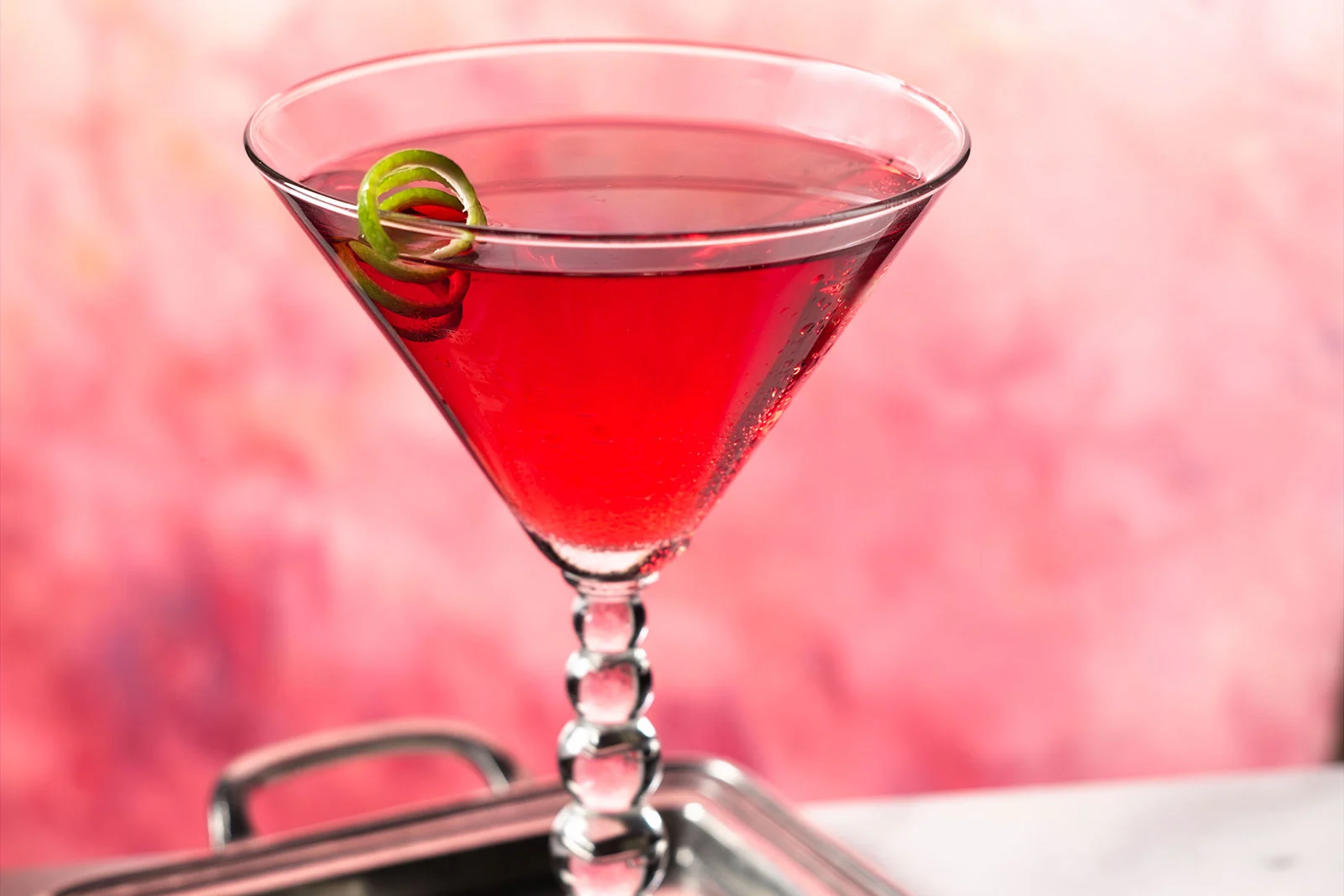 Cosmopolitan cranberries et citron vert