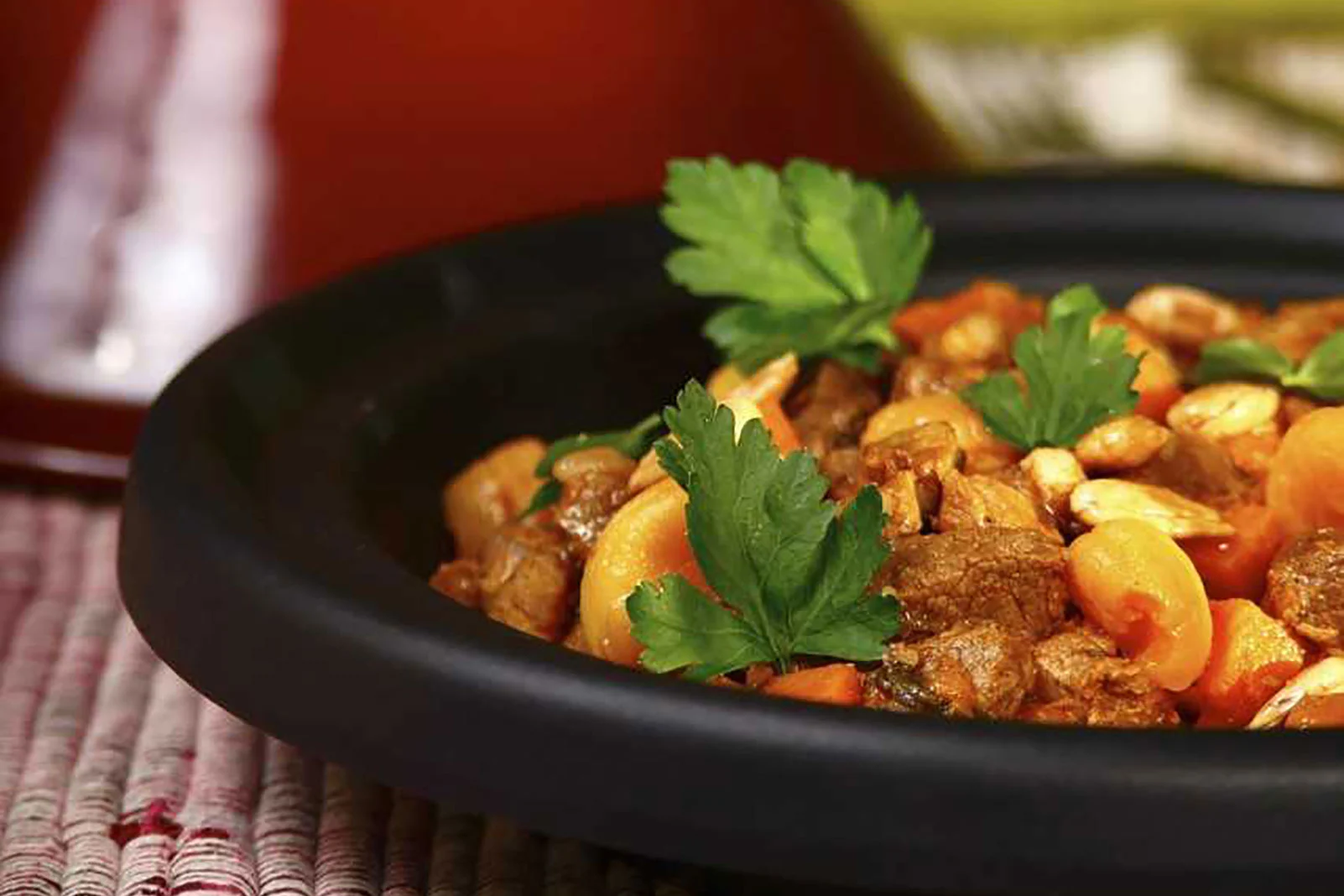 Tagine de citrouille et cranberries