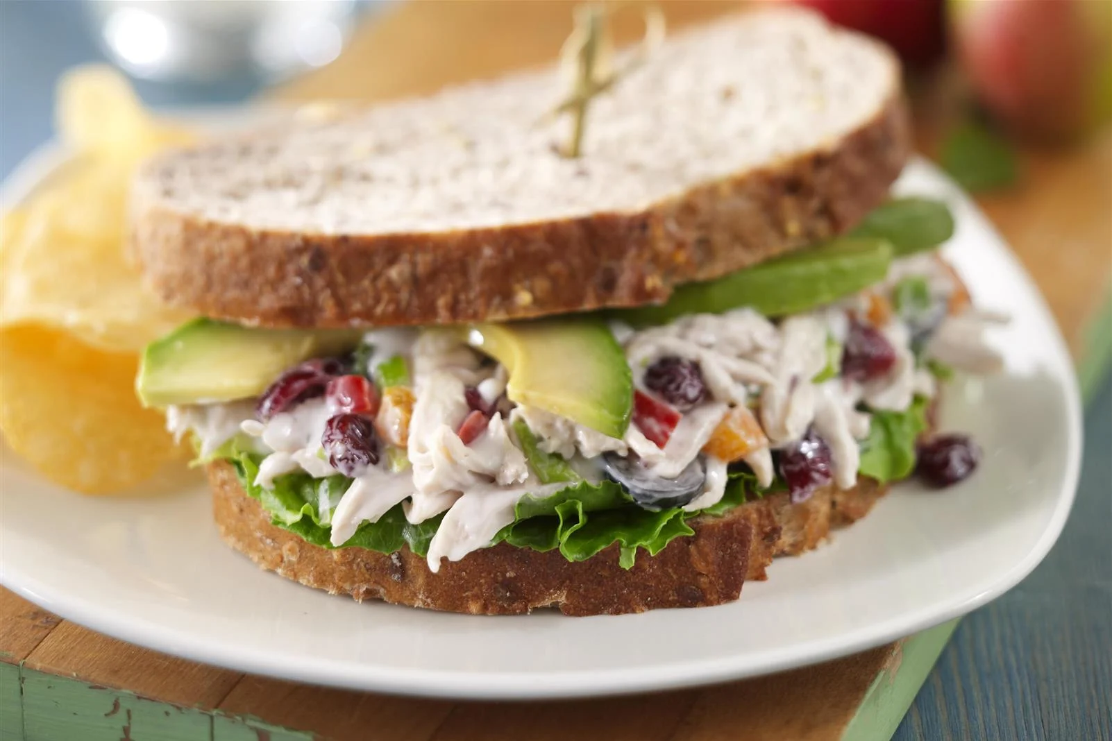 Sandwich californien au poulet et aux Craisins® Cranberries Séchées